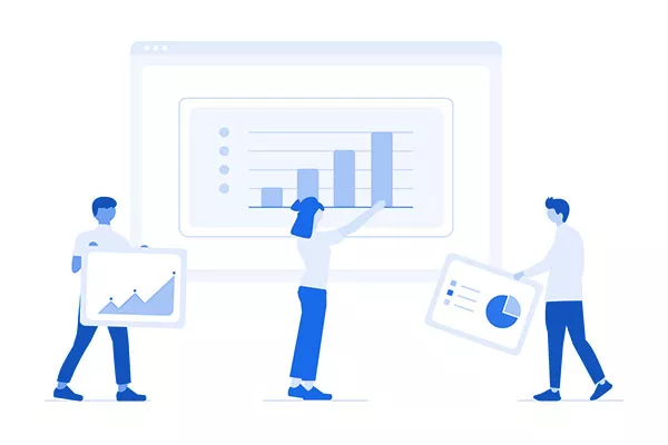 三个人在讨论解决方案