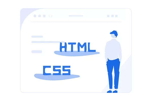 图片中带有html、CSS文字的图片